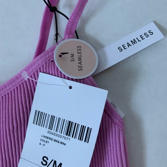 Forever 21 Sport Bra Long Line Violet Purple Pink - Picture 4 of 9